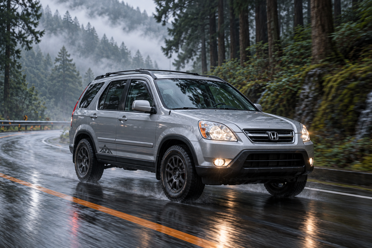 CR-V in a Japanese automotive scene
