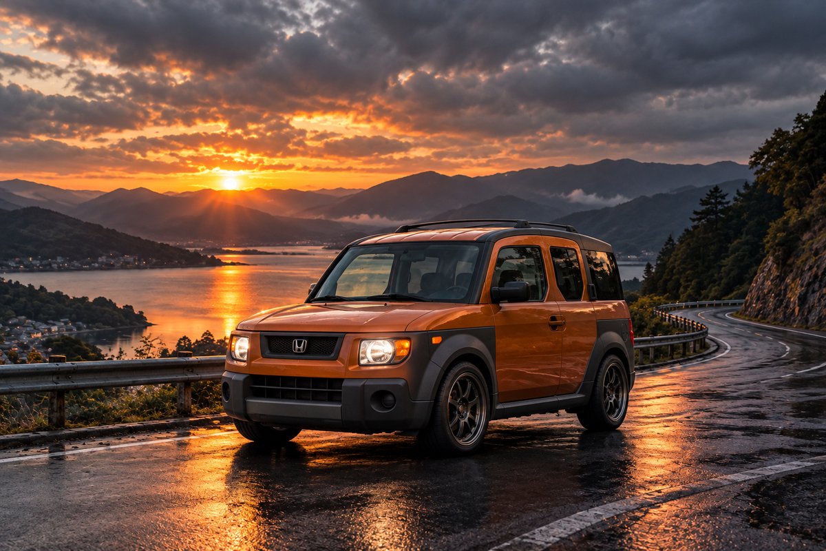 Element in a Japanese automotive scene