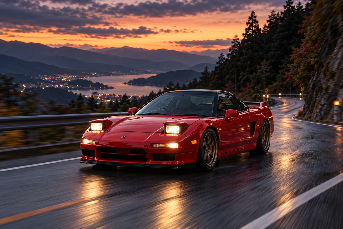 NSX in a Japanese automotive scene