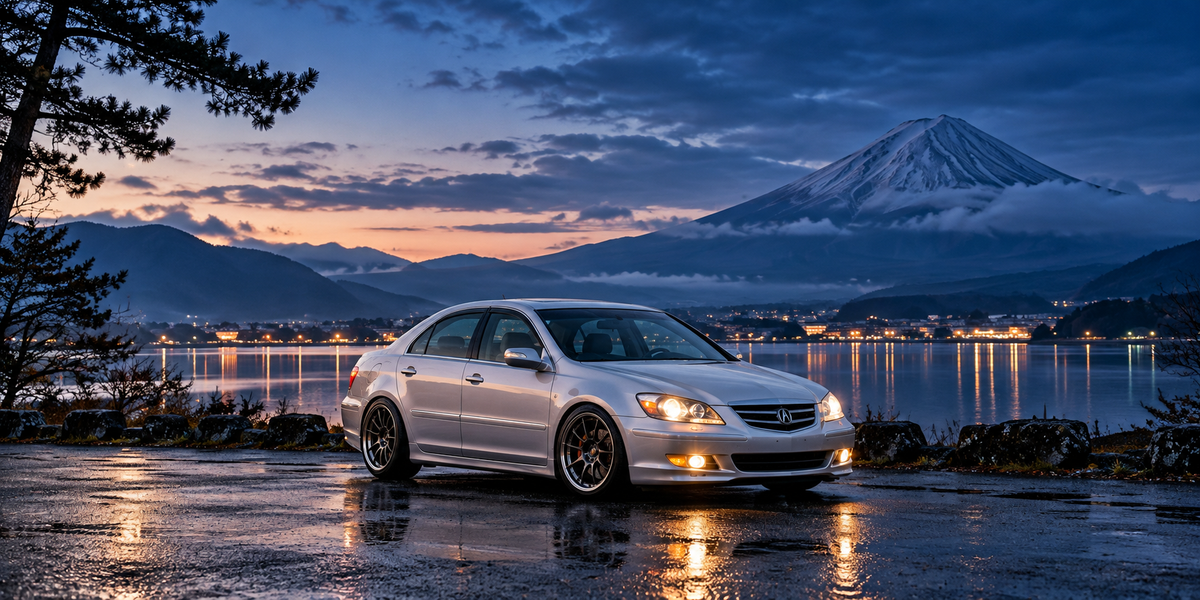 RL in a Japanese automotive scene