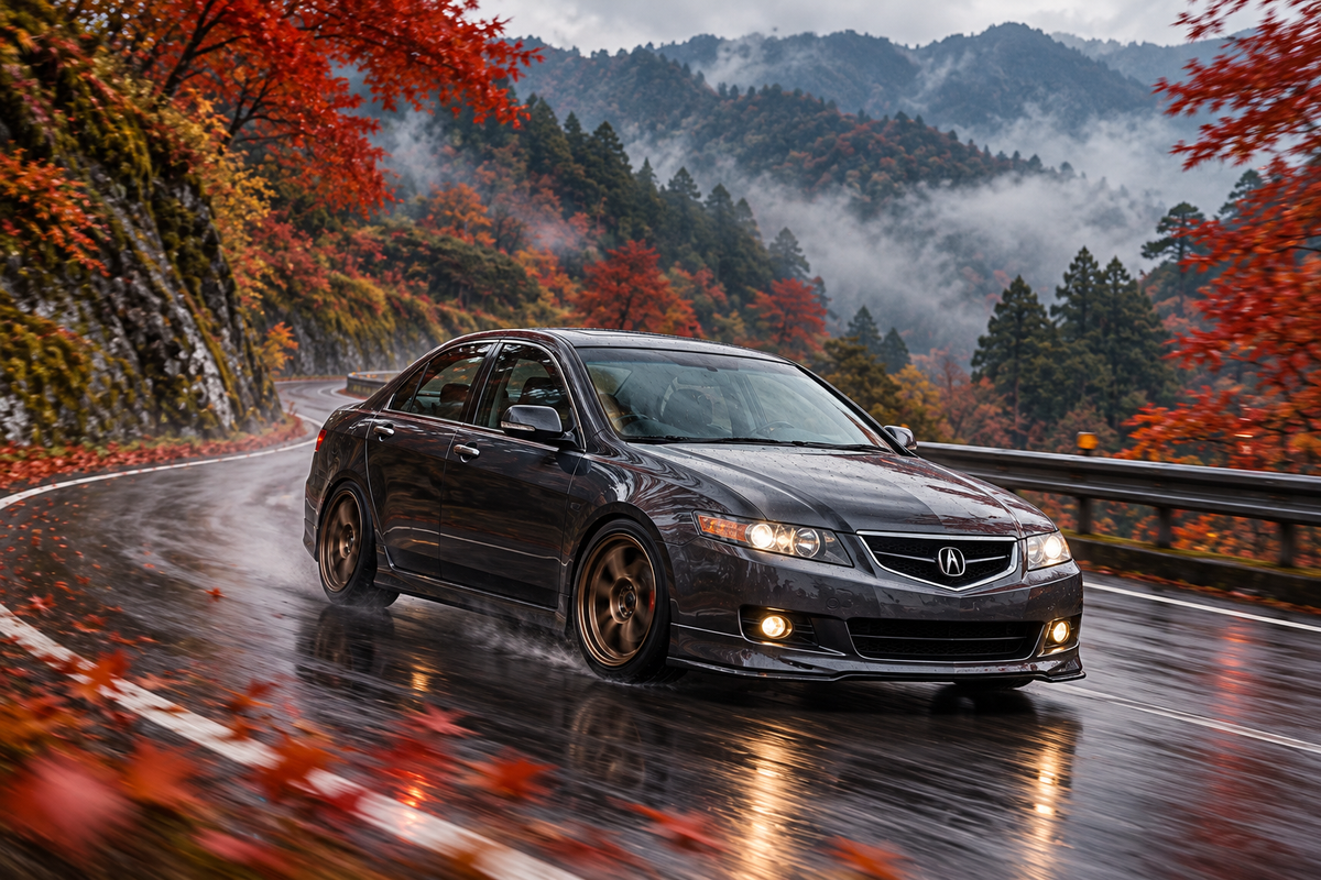TSX in a Japanese automotive scene