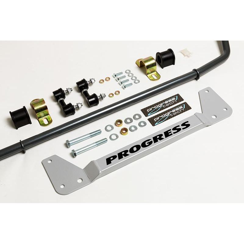 Progress Tech 02-06 Acura RSX Rear Sway Bar (24mm - Adjustable w/ End Links and Bar Brace)