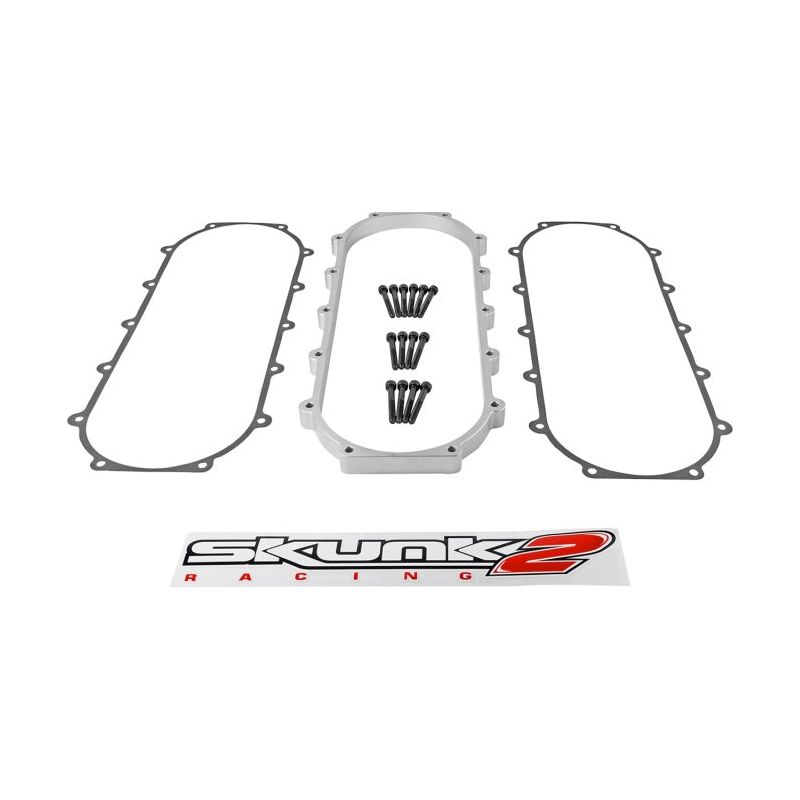 Skunk2 Ultra Series Silver RACE Intake Manifold 1 Liter Spacer (Inc Gasket & Hardware)