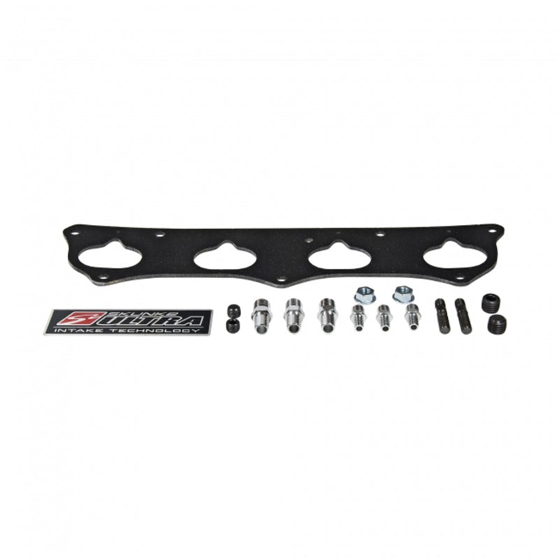 Skunk2 Ultra Race Series Centerfeed 5.0L Black Intake Silver Adapter