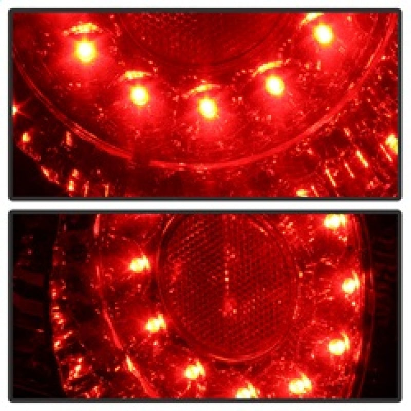 ACANII Acura RSX 02-04 LED Tail Lights Red Clear