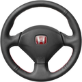 RSX Steering wheel cover - Red Stiching