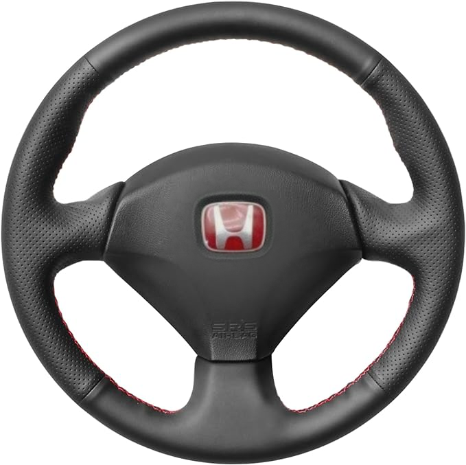 RSX Steering wheel cover - Red Stiching