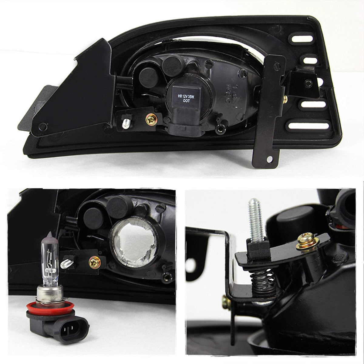05-06 RSX Fog Lights - Yellow Len (Includes Switch & Wiring Harness)