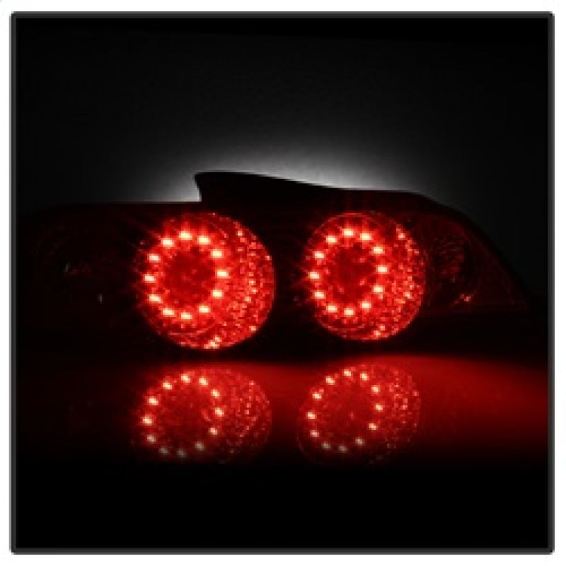 ACANII Acura RSX 02-04 LED Tail Lights Red Clear