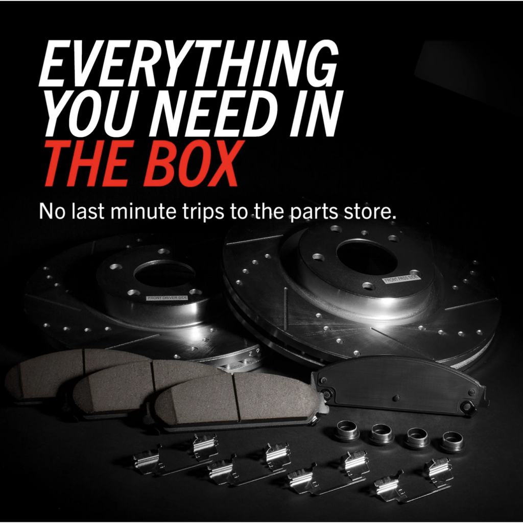 PowerStop Cross-drilled and Slotted Rotors + Pads