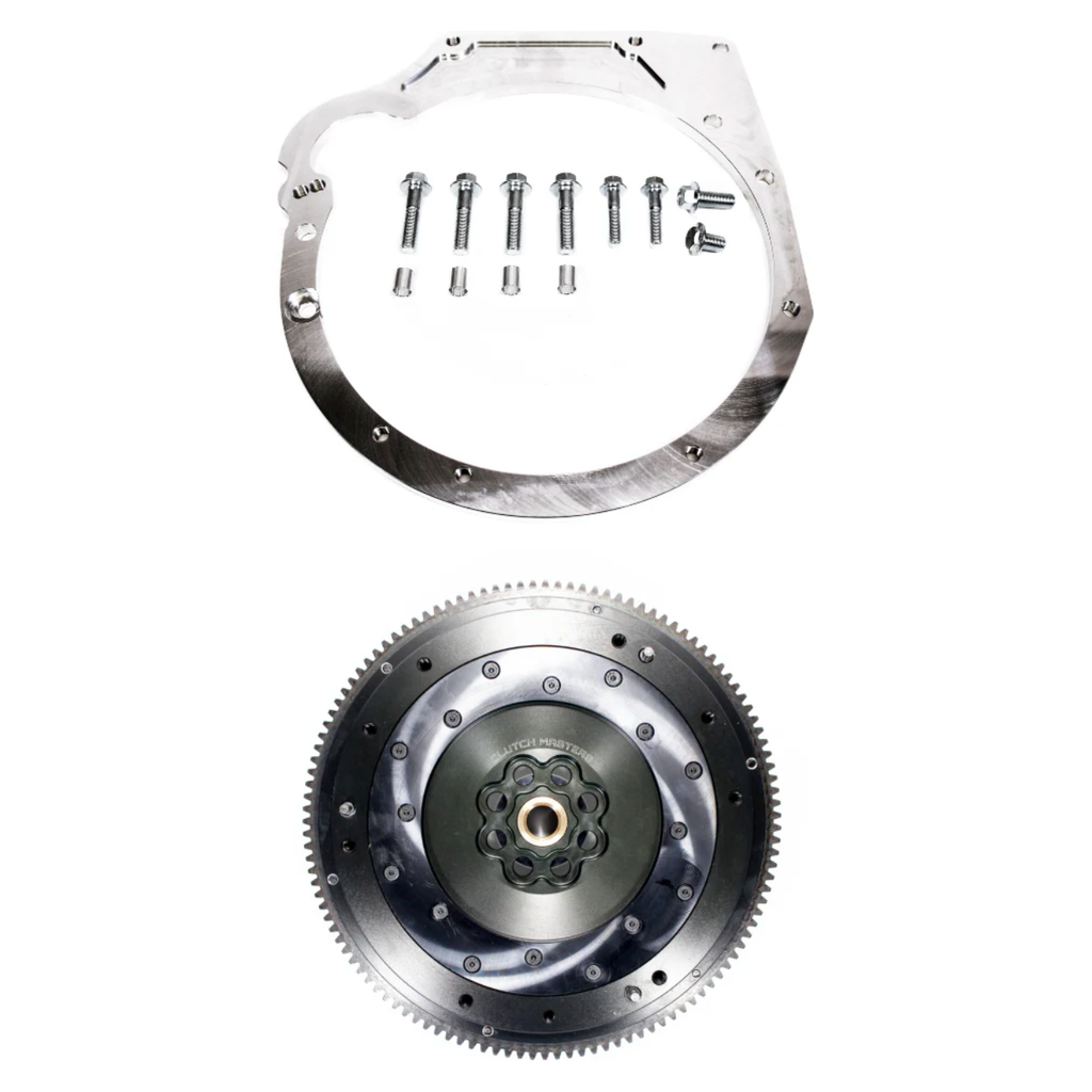K2F Adapter Plate V2 with Hardware K-Series to S2000 + Clutch Masters Flywheel