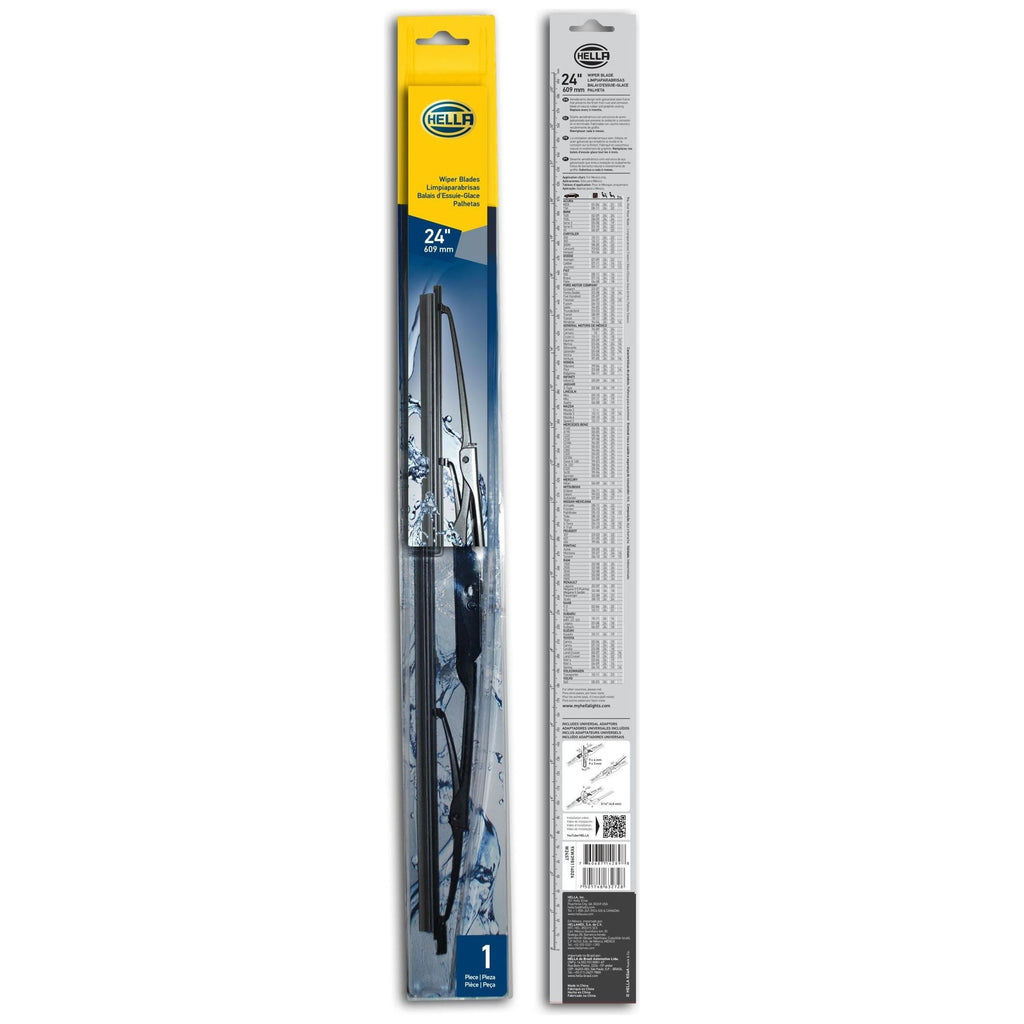 Hella Driver Side Wiper Blade 24in - Single