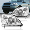 HONDA Pilot 2003-2005 Headlight Chrome Housing Clear Lens Reflector