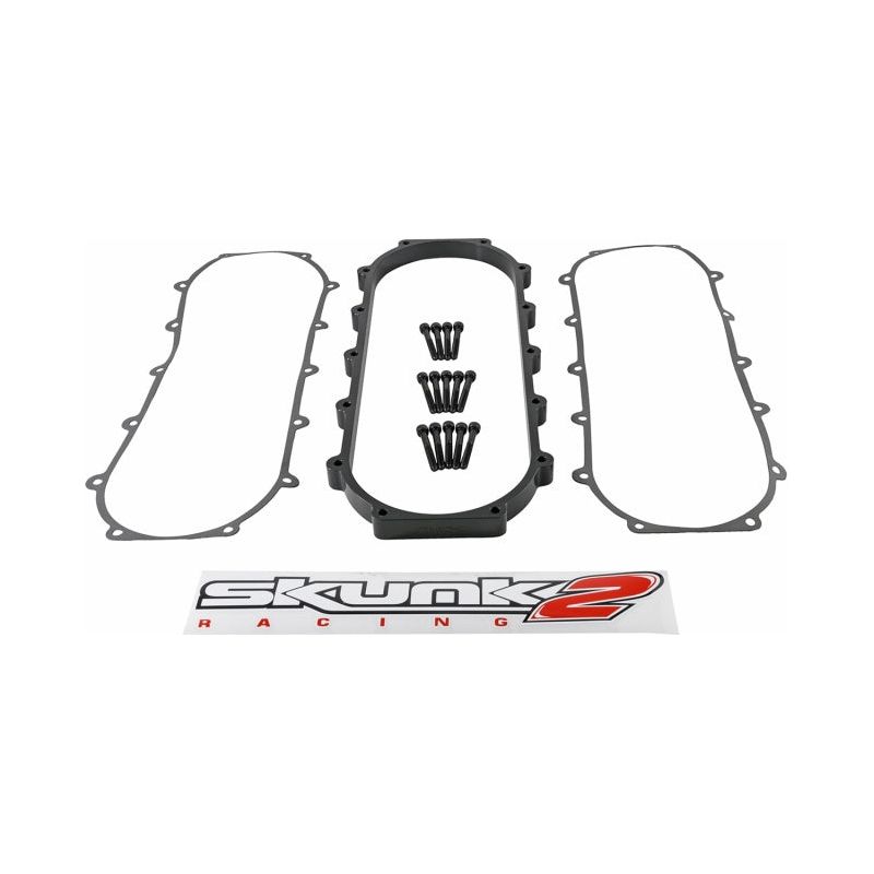 Skunk2 Ultra Series Black RACE Intake Manifold 1 Liter Spacer (Inc Gasket & Hardware)