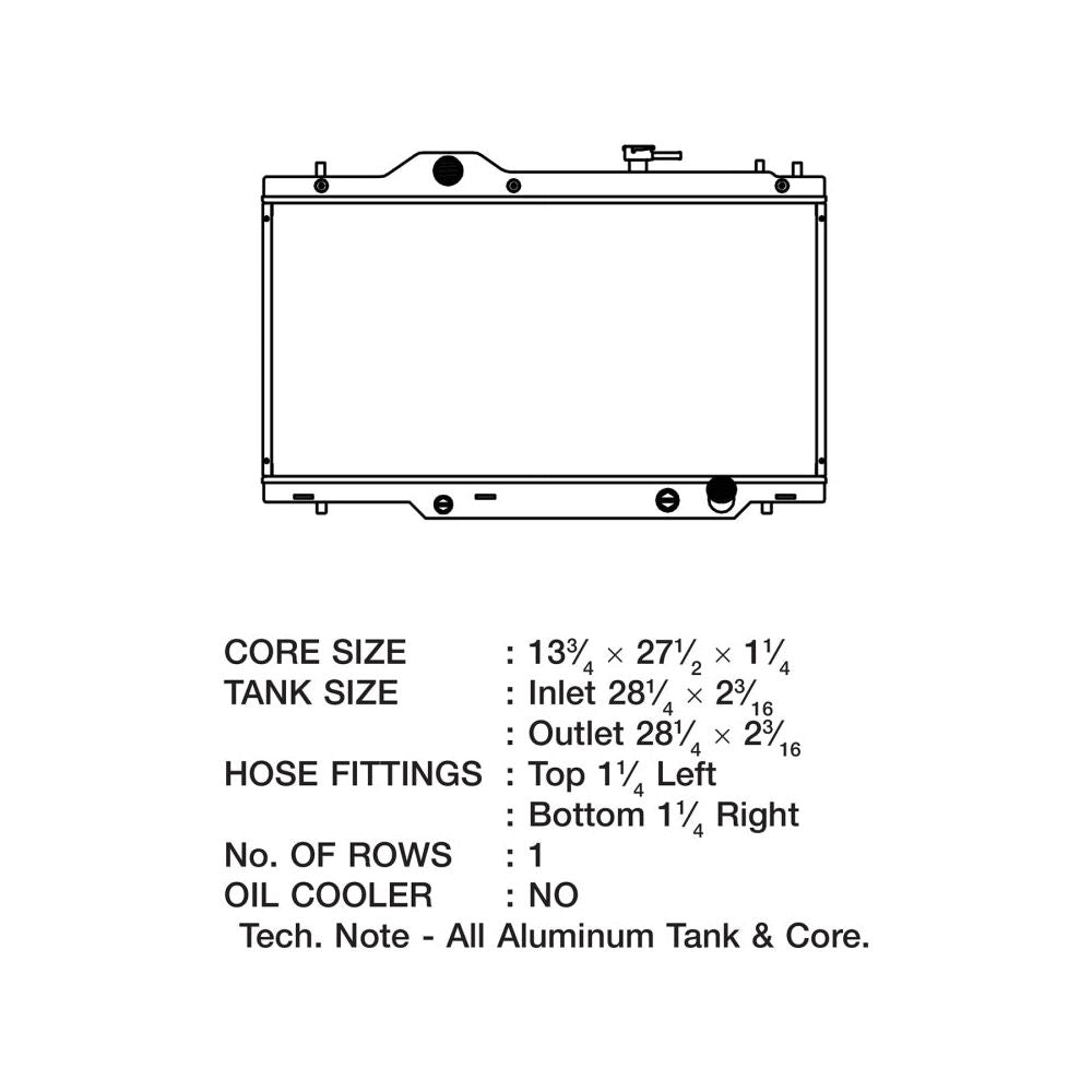 CSF 02-06 Acura RSX Radiator