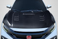 2016-2021 Honda Civic Carbon Creations TS 1 Carbon Fiber Hood
