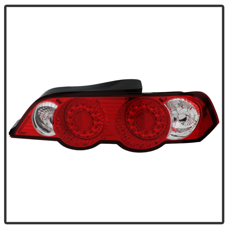 ACANII Acura RSX 02-04 LED Tail Lights Red Clear