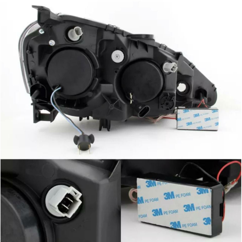 05-06 RSX Headlight Pair - Black Housing