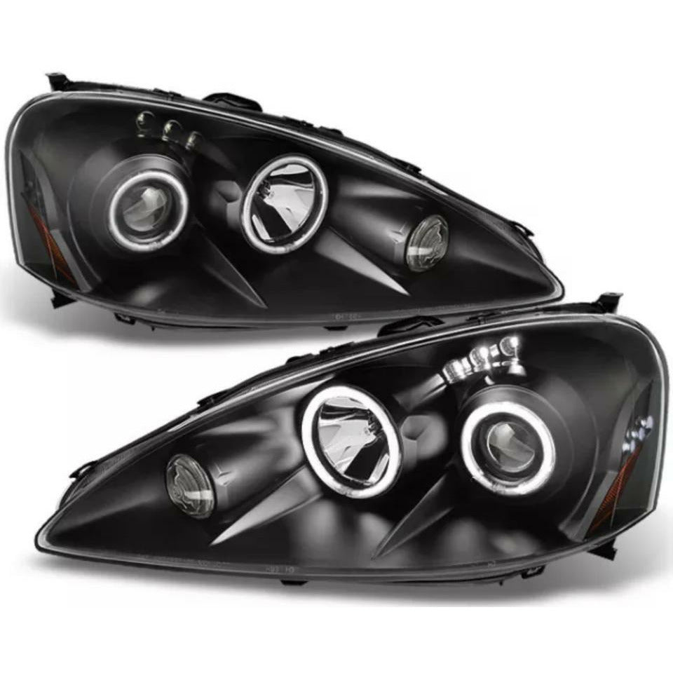 05-06 RSX Headlight Pair - Black Housing