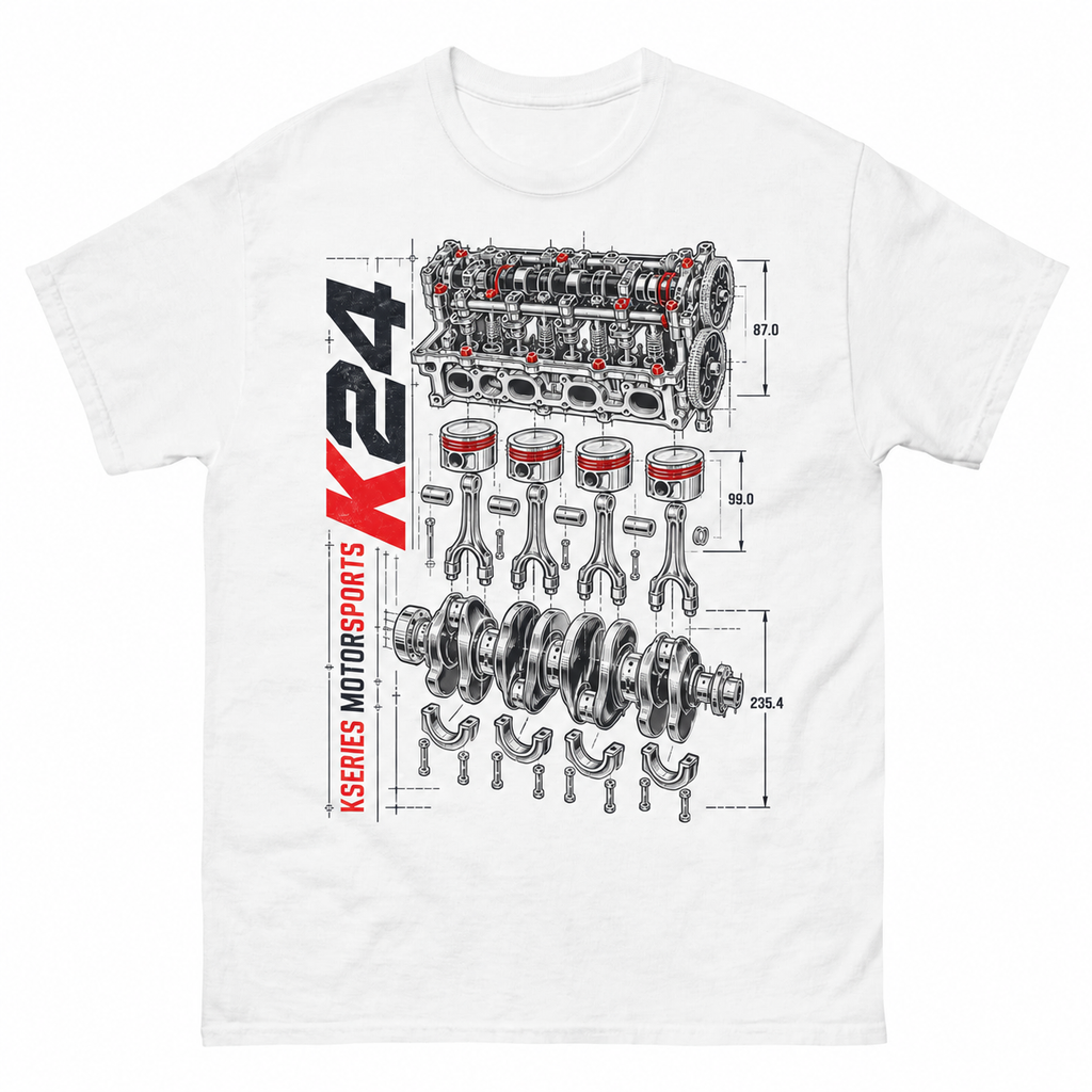 KSeries Motorsports K24 Blueprint Tee — product view