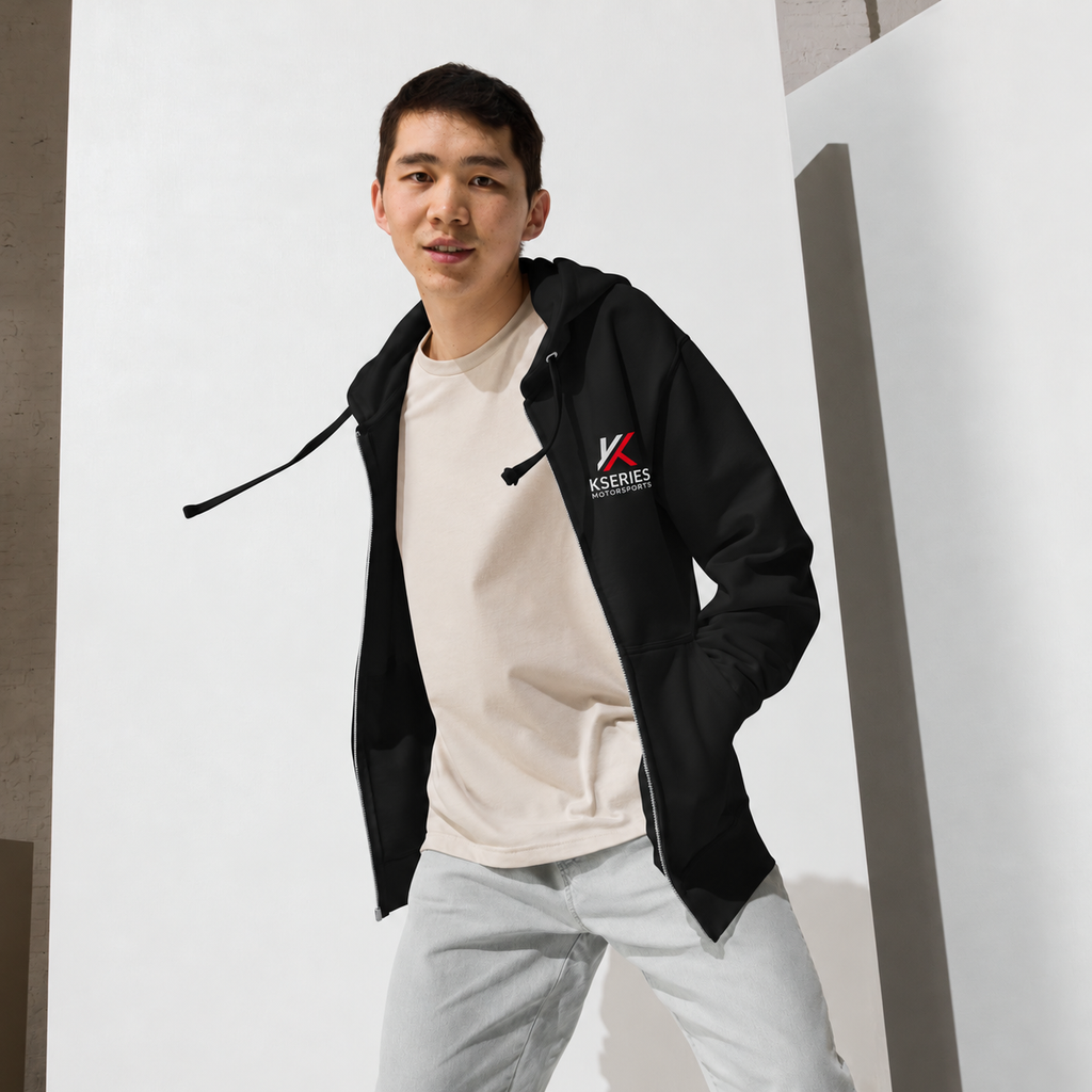 KSeries Motorsports Race Tune Repeat Zip-Up Hoodie — product view