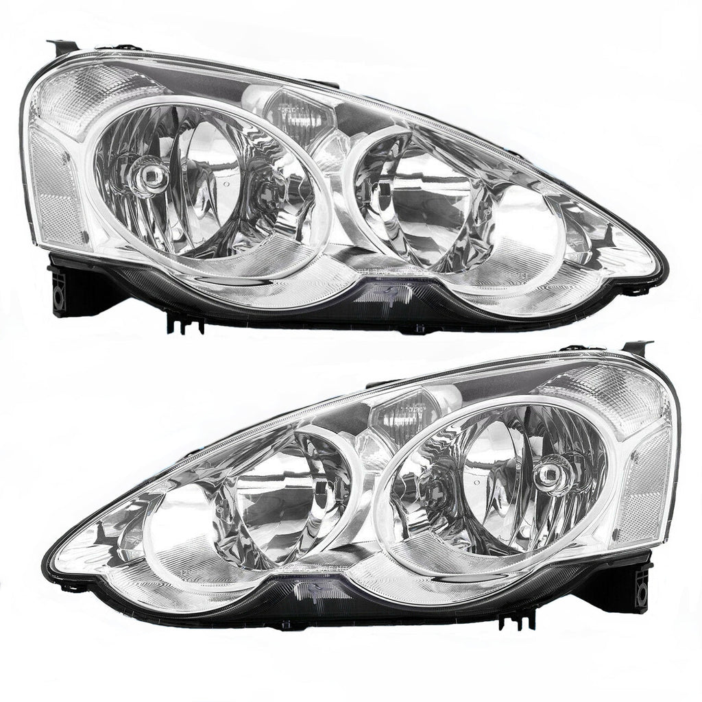 02-04 RSX Headlight Pair - Chrome Housing