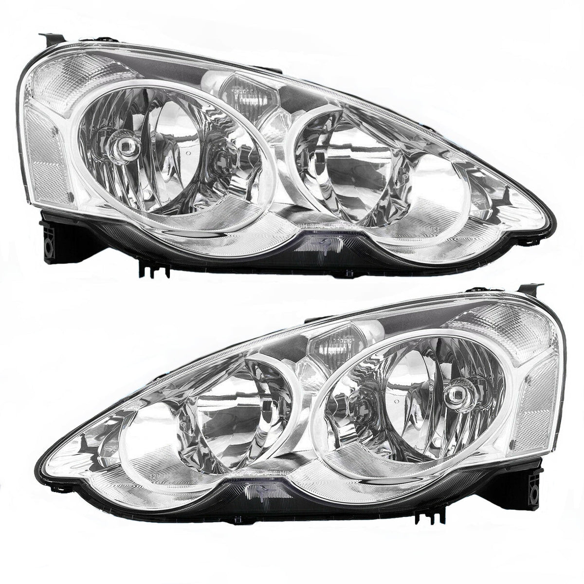 02-04 RSX Headlight Pair - Chrome Housing