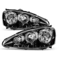 05-06 RSX Headlight Pair - Black Housing