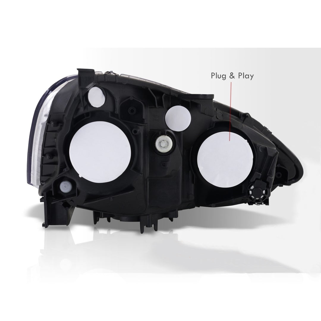 02-04 RSX Headlight Pair - Black Housing