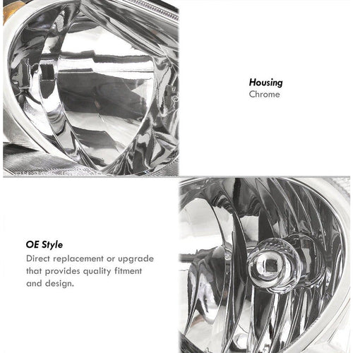 02-04 RSX Headlight Pair - Chrome Housing